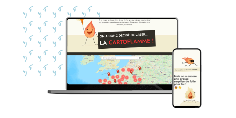 carte interactive La Flamme