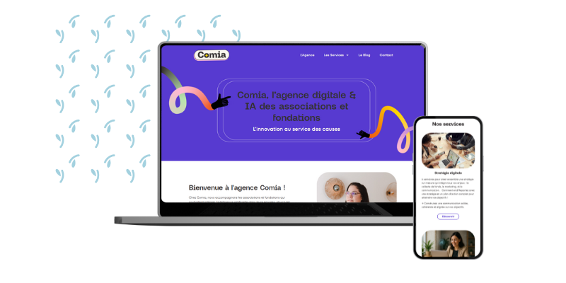 site wordpress agence comia